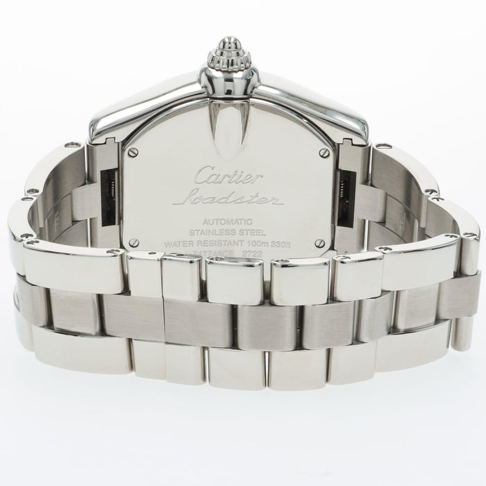 Cartier Roadster GMT XL Silver Dial Stainless Steel W62032X6 2722