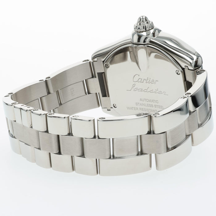 Cartier Roadster GMT XL Silver Dial Stainless Steel W62032X6 2722