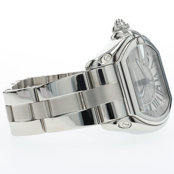 Cartier Roadster GMT XL Silver Dial Stainless Steel W62032X6 2722