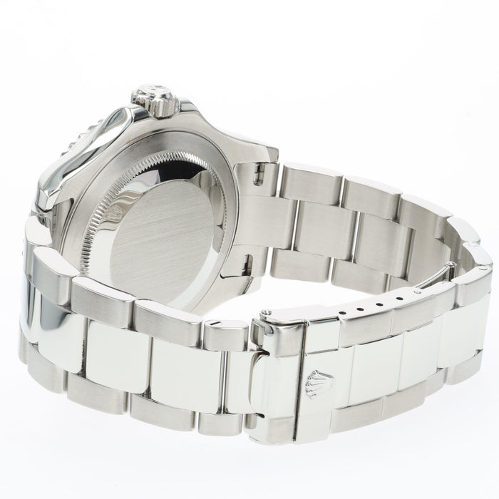 Rolex Yachtmaster Platinum Dial Stainless Steel Platinum Bezel 16622