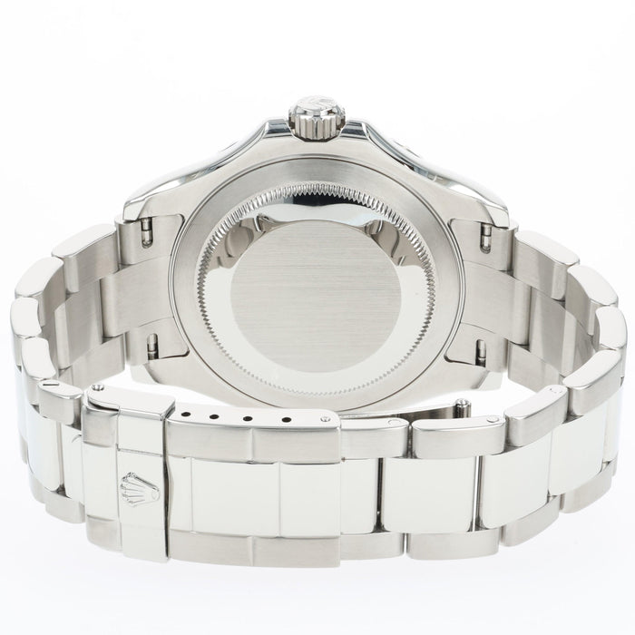 Rolex Yachtmaster Platinum Dial Stainless Steel Platinum Bezel 16622