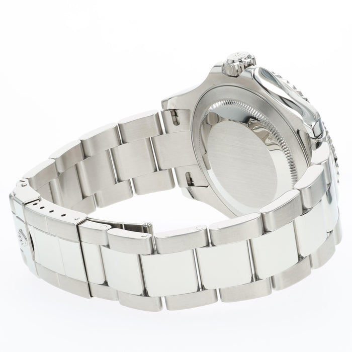 Rolex Yachtmaster Platinum Dial Stainless Steel Platinum Bezel 16622