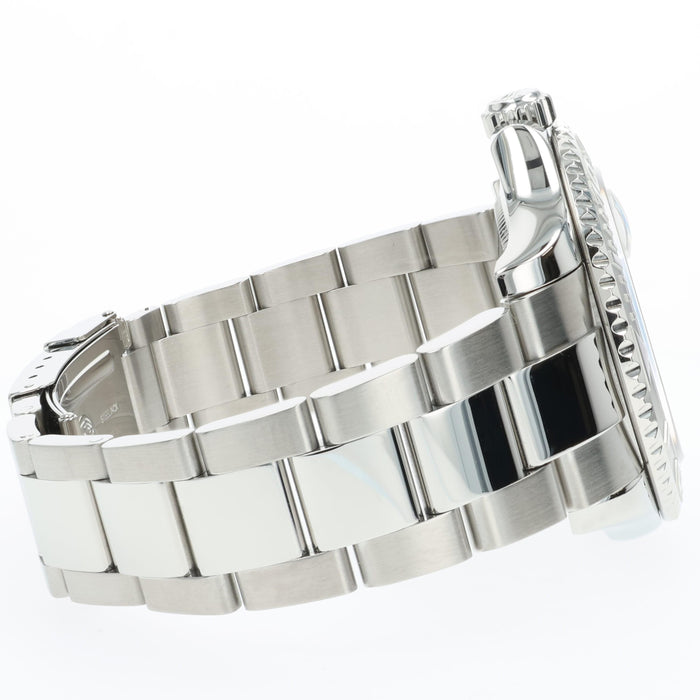 Rolex Yachtmaster Platinum Dial Stainless Steel Platinum Bezel 16622