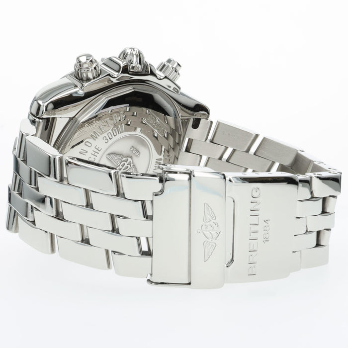 Breitling Chronomat Evolution White Arabic Dial Stainless Steel 44MM A13356