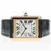 Cartier Tank Solo 18kt Yellow Gold Silver Dial Quartz W5200002 3168