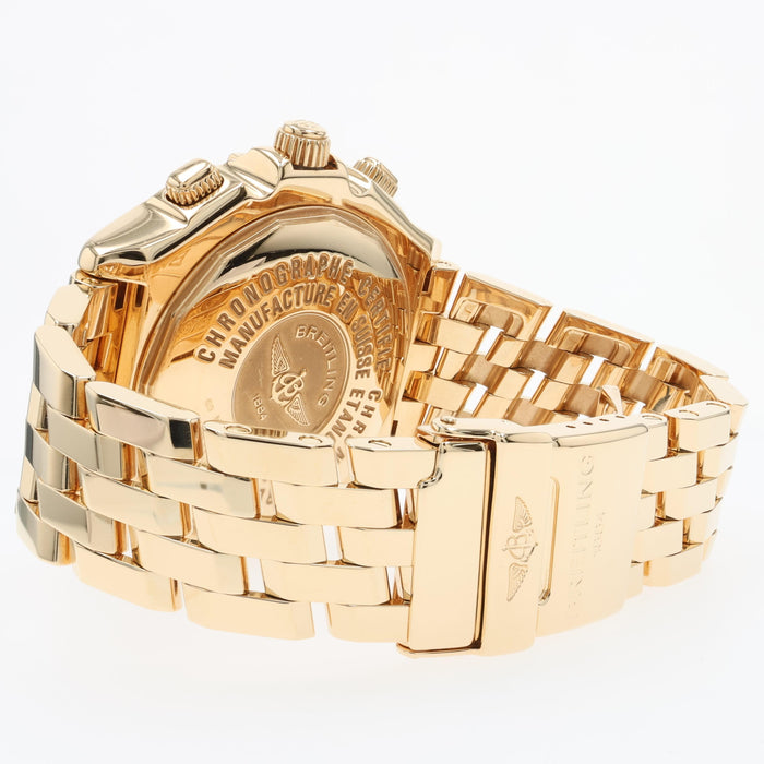 Breitling Crosswind Special Mother of Pearl Dial 18kt Yellow Gold K44355