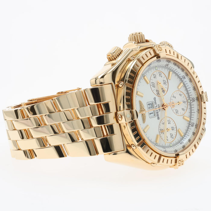 Breitling Crosswind Special Mother of Pearl Dial 18kt Yellow Gold K44355