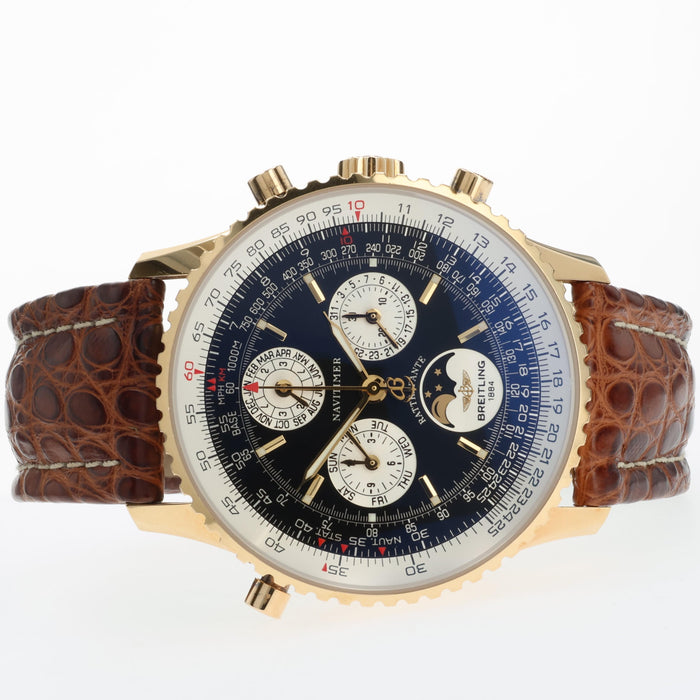 Breitling Navitimer Rattrapante Perpetual Calendar Solid 18kt Yellow Gold K46322