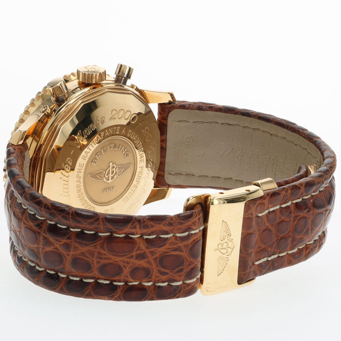 Breitling Navitimer Rattrapante Perpetual Calendar Solid 18kt Yellow Gold K46322