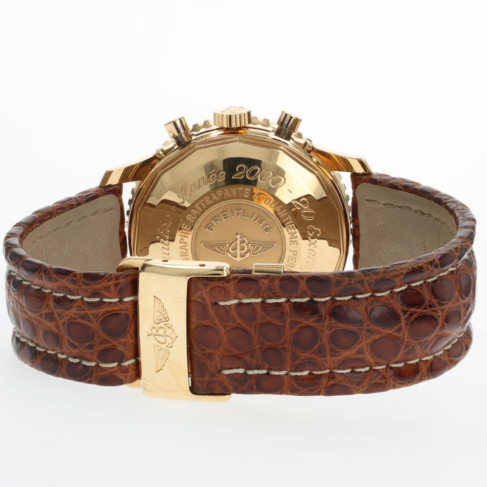 Breitling Navitimer Rattrapante Perpetual Calendar Solid 18kt Yellow Gold K46322