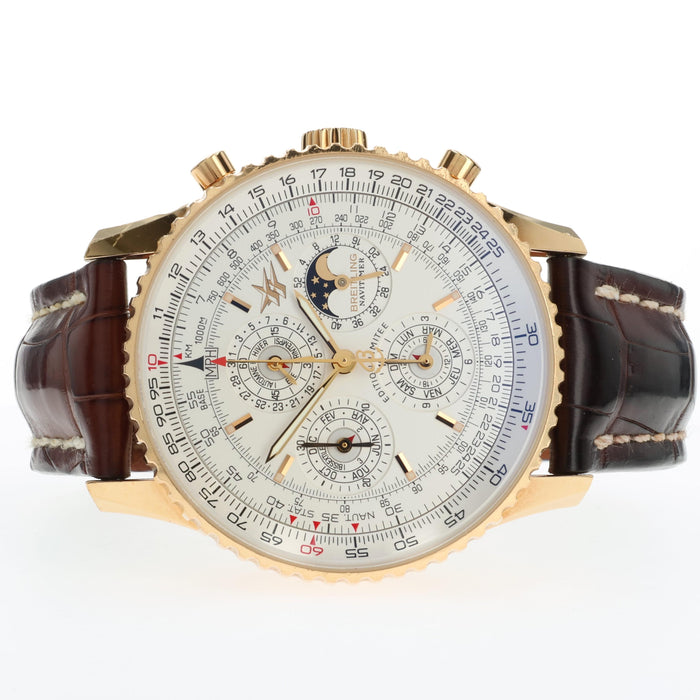 Breitling Navitimer 43mm Quantieme Perpetual Calendar 18kt Yellow Gold K29320