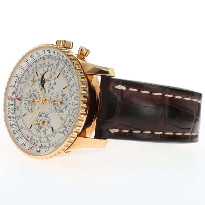 Breitling Navitimer 43mm Quantieme Perpetual Calendar 18kt Yellow Gold K29320