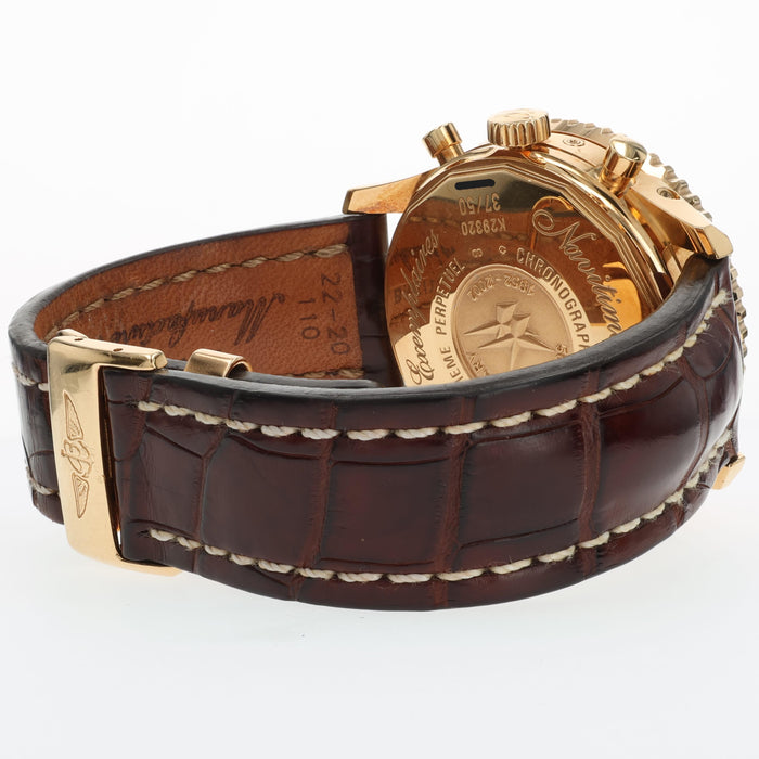 Breitling Navitimer 43mm Quantieme Perpetual Calendar 18kt Yellow Gold K29320