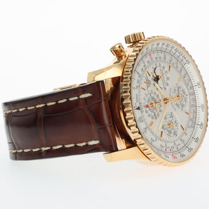Breitling Navitimer 43mm Quantieme Perpetual Calendar 18kt Yellow Gold K29320