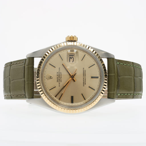 Rolex Datejust 36 Champagne Dial 18k Yellow Gold & Stainless Steel 1601