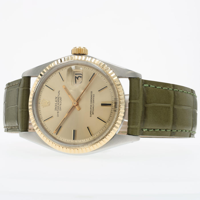 Rolex Datejust 36 Champagne Dial 18k Yellow Gold & Stainless Steel 1601