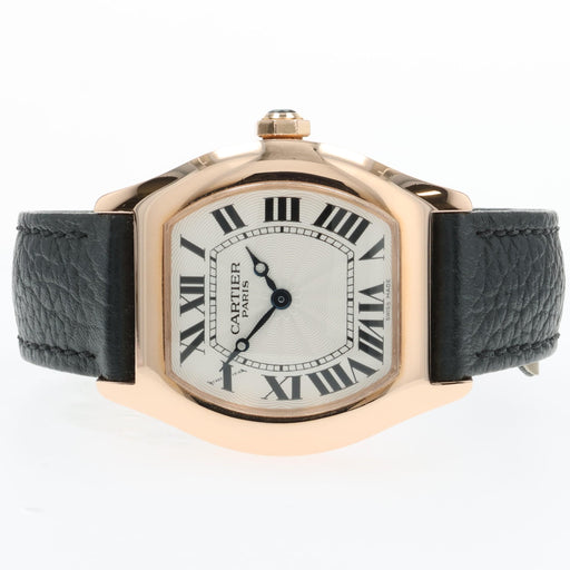 Cartier Torture 18K Rose Gold Manual Wind Silver Dial 28MM W1540251 2645F