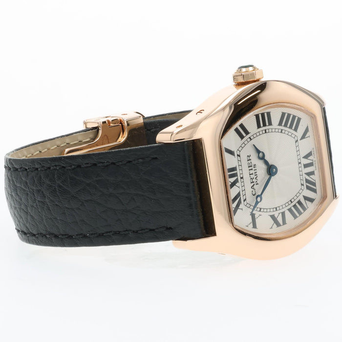 Cartier Torture 18K Rose Gold Manual Wind Silver Dial 28MM W1540251 2645F