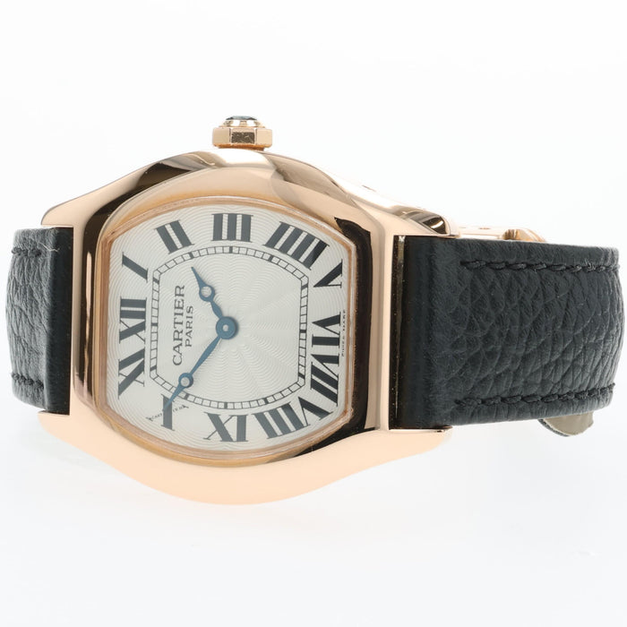 Cartier Torture 18K Rose Gold Manual Wind Silver Dial 28MM W1540251 2645F