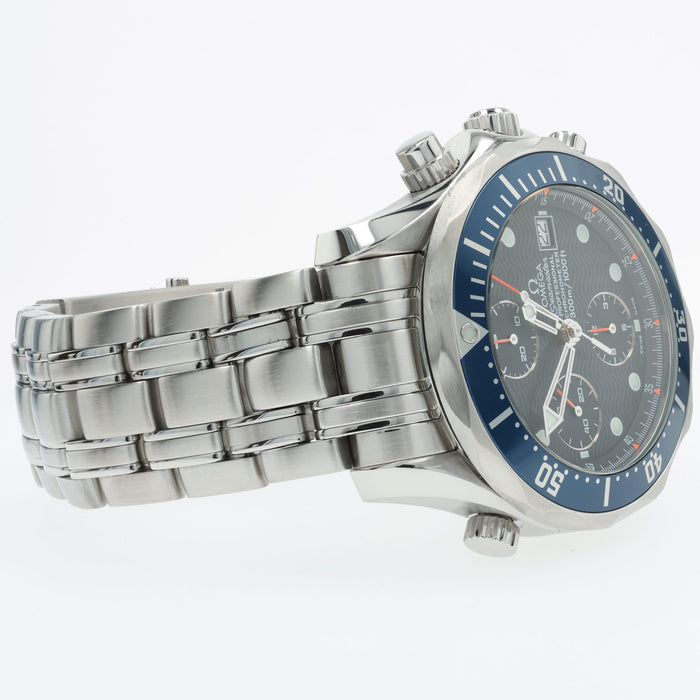 Omega Seamaster Chronograph Blue Dial Stainless Steel Automatic 2599.80