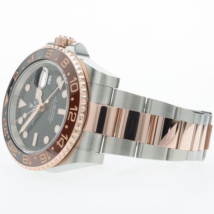Rolex GMT Master II "Root Beer" 18kt Rose Gold & Stainless Steel 126711CHNR