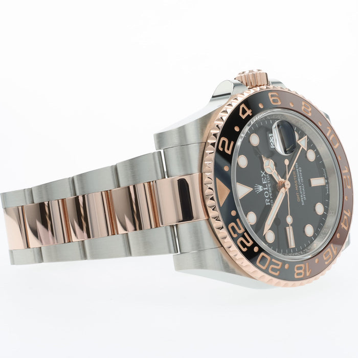 Rolex GMT Master II "Root Beer" 18kt Rose Gold & Stainless Steel 126711CHNR