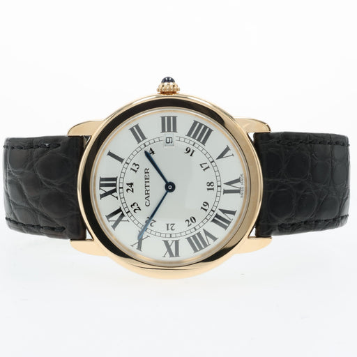 Cartier Ronde Solo de Cartier 18kt Yellow Gold 36mm Quartz W6700455 2988