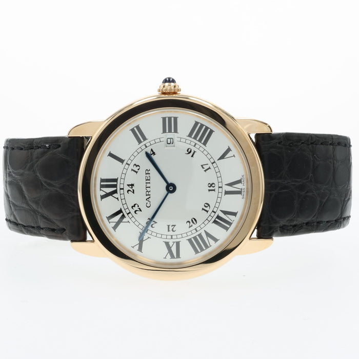 Cartier Ronde Solo de Cartier 18kt Yellow Gold 36mm Quartz W6700455 2988