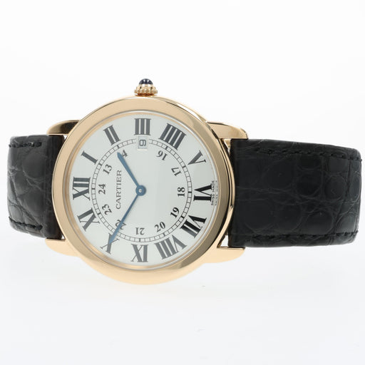 Cartier Ronde Solo de Cartier 18kt Yellow Gold 36mm Quartz W6700455 2988