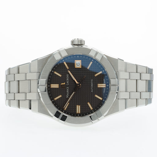 Maurice LaCroix Aikon 39mm Black Dial w/ Rose Gold Markers AI6007
