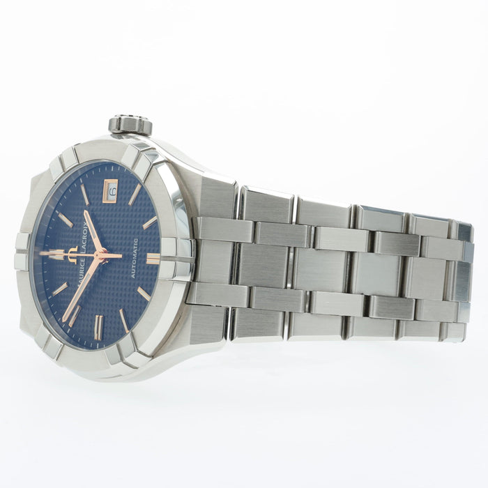 Maurice LaCroix Aikon 39mm Black Dial w/ Rose Gold Markers AI6007