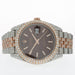 Rolex Datejust 41 Chocolate Dial Rose Gold & Steel Custom Diamonds 126331