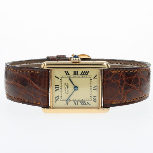 Cartier Tank de Must Vermeil Gold 20mm Quartz W1003153