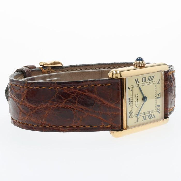 Cartier Tank de Must Vermeil Gold 20mm Quartz W1003153
