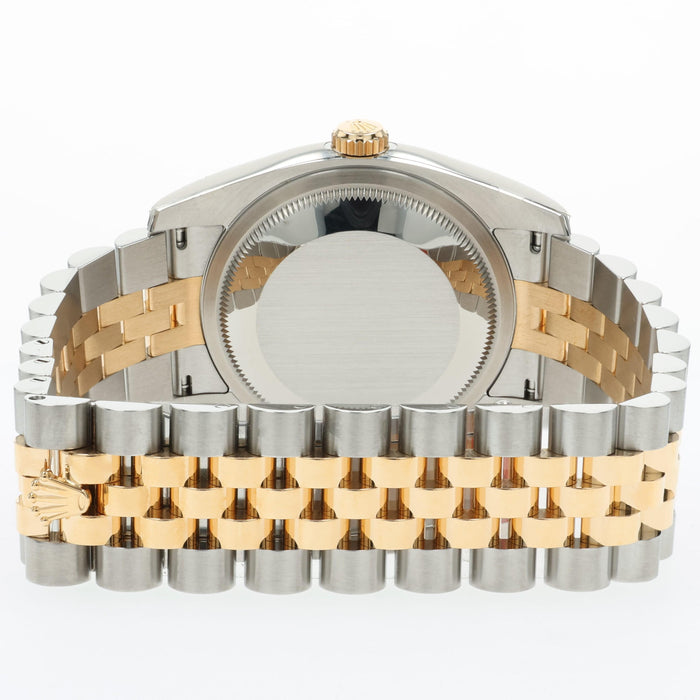 Rolex Datejust 36mm Champagne Dial 18kt Yellow Gold & Stainless Steel 116233