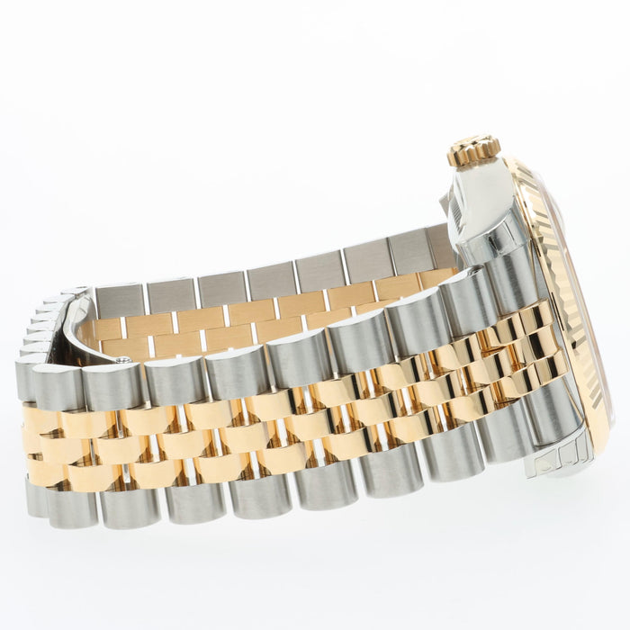 Rolex Datejust 36mm Champagne Dial 18kt Yellow Gold & Stainless Steel 116233