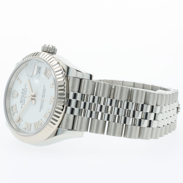 Rolex Datejust 31mm Automatic White Roman Jubilee Stainless Steel 278274