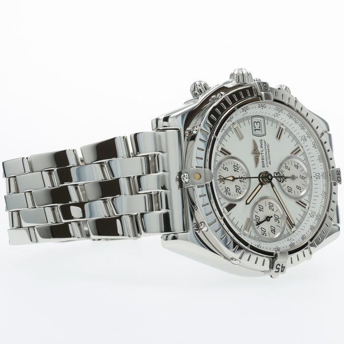Breitling Chronomat White Dial 39MM Automatic Stainless Steel  A13050.1