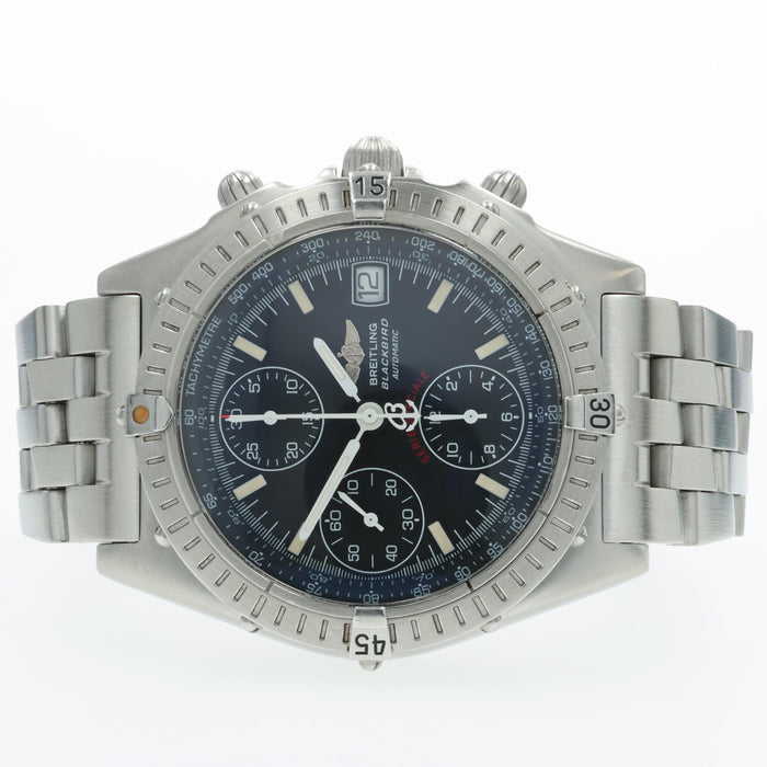 Breitling Chronomat Blackbird Black Dial Stainless Steel 40mm Automatic A13350