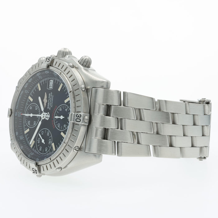 Breitling Chronomat Blackbird Black Dial Stainless Steel 40mm Automatic A13350