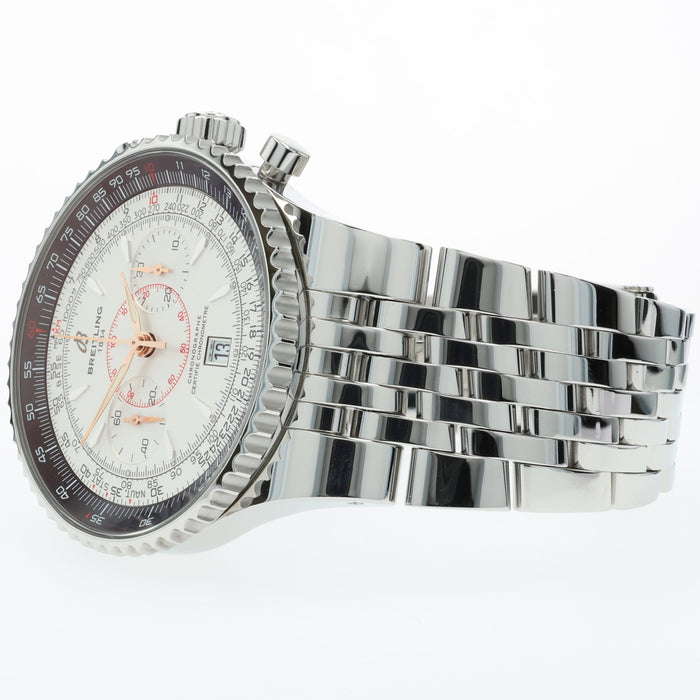 Breitling Montbrillant Legend Silver Dial 47MM Stainless Steel Automatic A23340