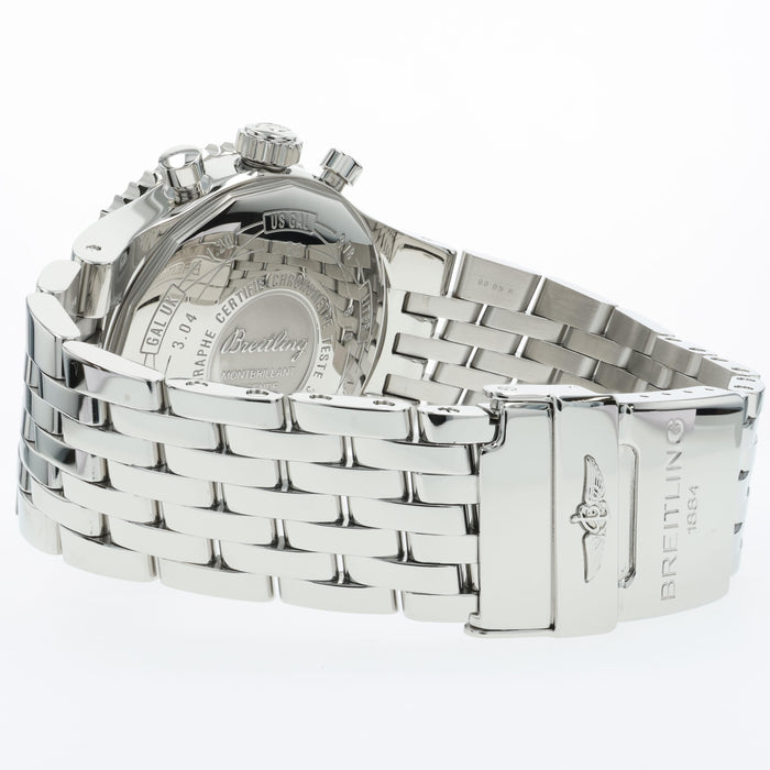 Breitling Montbrillant Legend Silver Dial 47MM Stainless Steel Automatic A23340