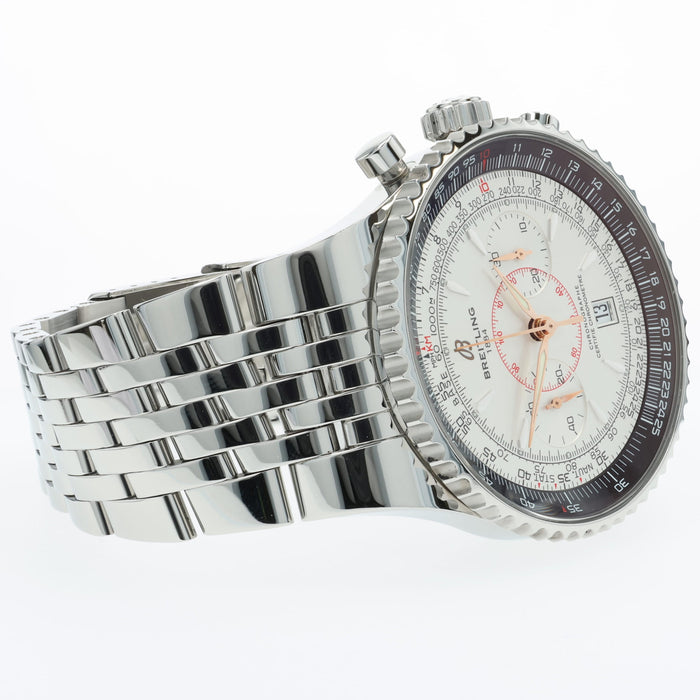 Breitling Montbrillant Legend Silver Dial 47MM Stainless Steel Automatic A23340