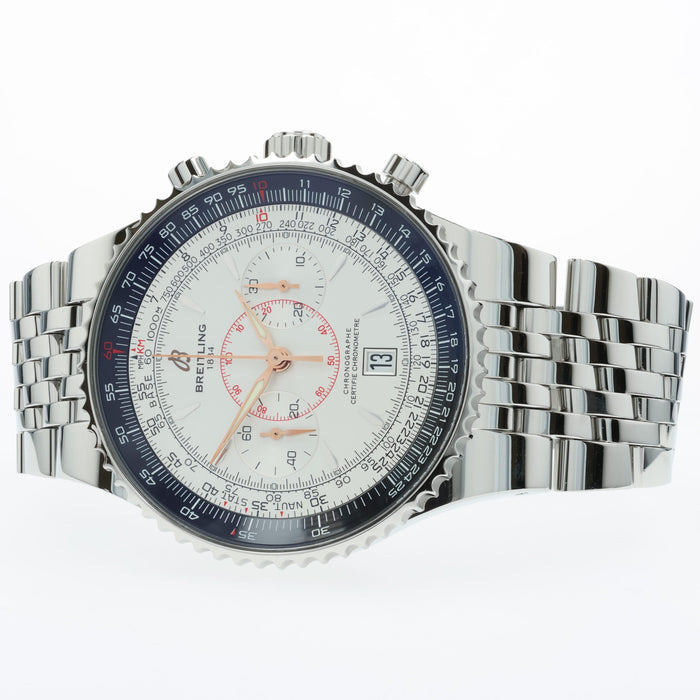 Breitling Montbrillant Legend Silver Dial 47MM Stainless Steel Automatic A23340