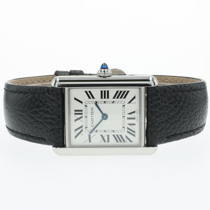 Cartier Tank Must de Cartier Quartz Silver Dial Stainless Steel WSTA0052