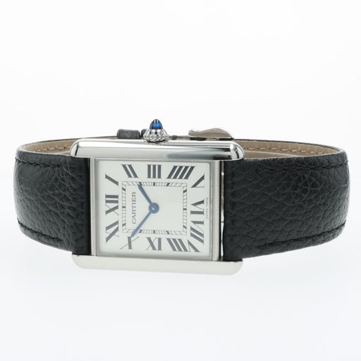 Cartier Tank Must de Cartier Quartz Silver Dial Stainless Steel WSTA0052