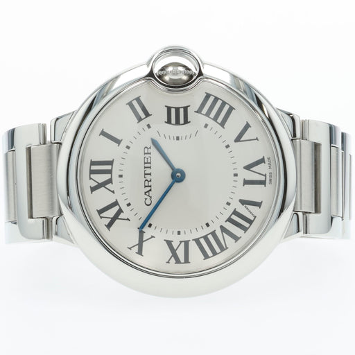 Cartier Ballon Bleu 36mm Silver Dial Quartz Stainless Steel W69011Z4 3005