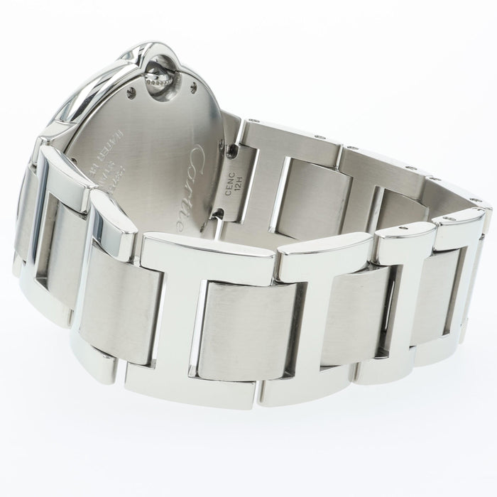 Cartier Ballon Bleu 36mm Silver Dial Quartz Stainless Steel W69011Z4 3005
