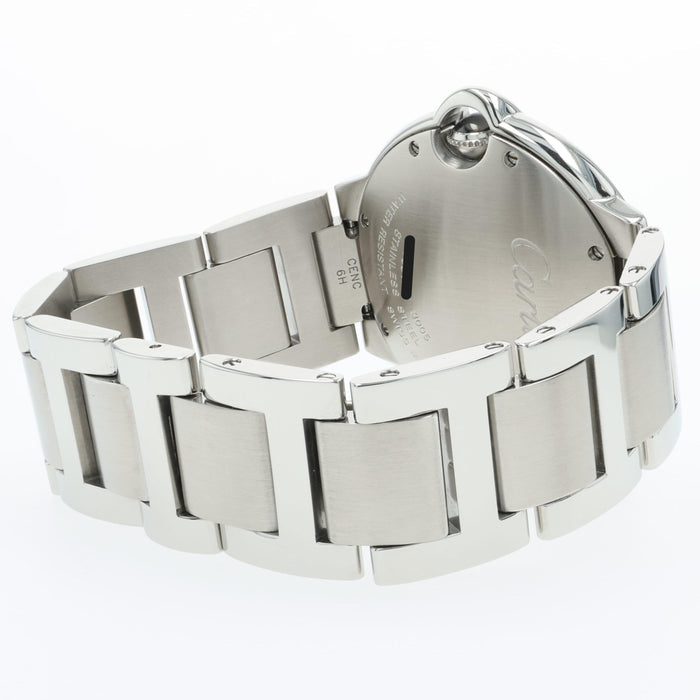 Cartier Ballon Bleu 36mm Silver Dial Quartz Stainless Steel W69011Z4 3005