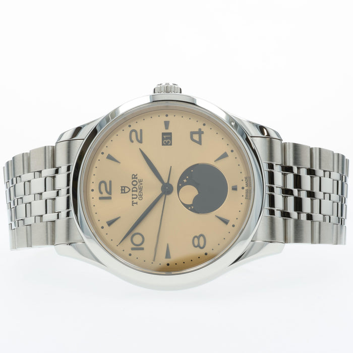 Tudor 1926 Luna Moonphase 39mm Champagne Dial Stainless Steel 91560
